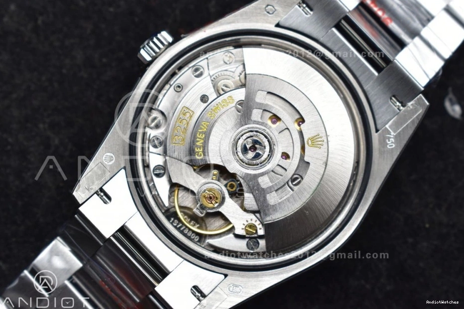 Grey DayDate on President (Gain 36 vr3255 Efficient Edition Best 684 V5 QF Steel SS Roman 904L Weight) Dial Bracelet 0102